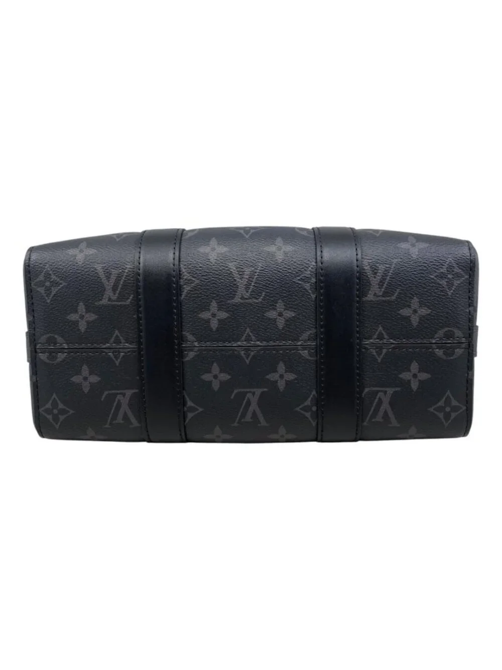 Louis Vuitton City Keepall Shoulder Bag Monogram Eclipse Black Gray